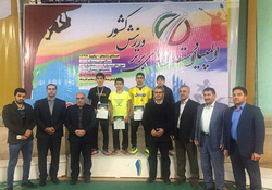 زنجانی ها در اولین دوره المپیاد بدمینتون کشور بر سکوی نایب قهرمانی ایستادند