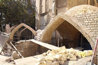 آغاز عملیات اجرایی بازسازی مرحله یک حمام خسروآقا