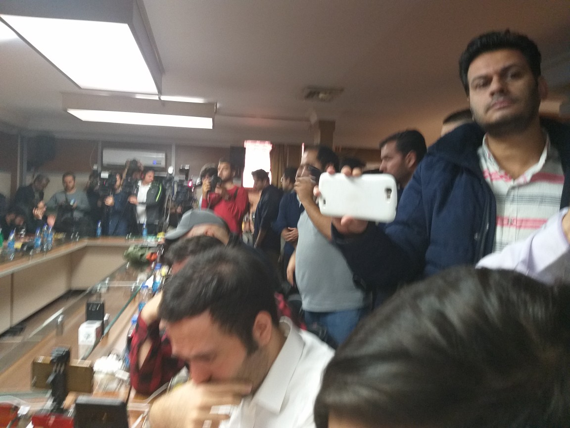 برگزاری نشست خبری خداحافظی سید جلال حسینی از تیم ملی فوتبال