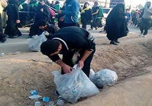 از فعالان پویش مسیر پاک تا کربلا در لرستان تجلیل شد