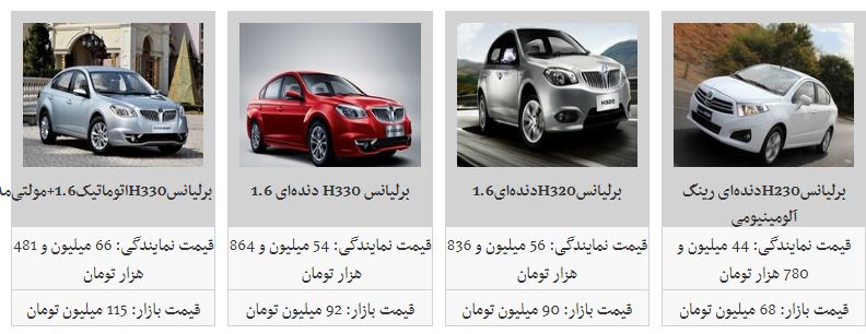 برلیانس کراس اتوماتیک چند؟