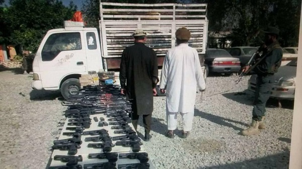 کشف یک انبار سلاح و مهمات در ولایت ننگرهار