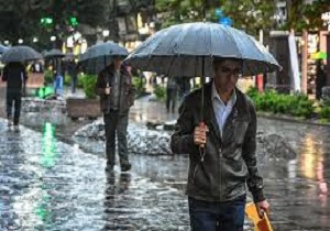 پیش بینی بارش باران و وزش باد در اردبیل