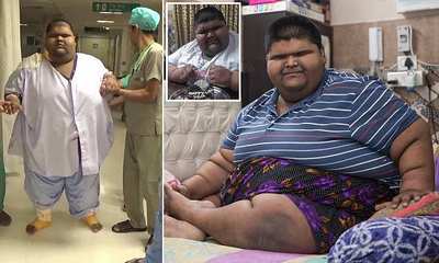 چاق&zwnj;ترین پسر بچه دنیا زیر تیغ جراحی رفت +تصاویر