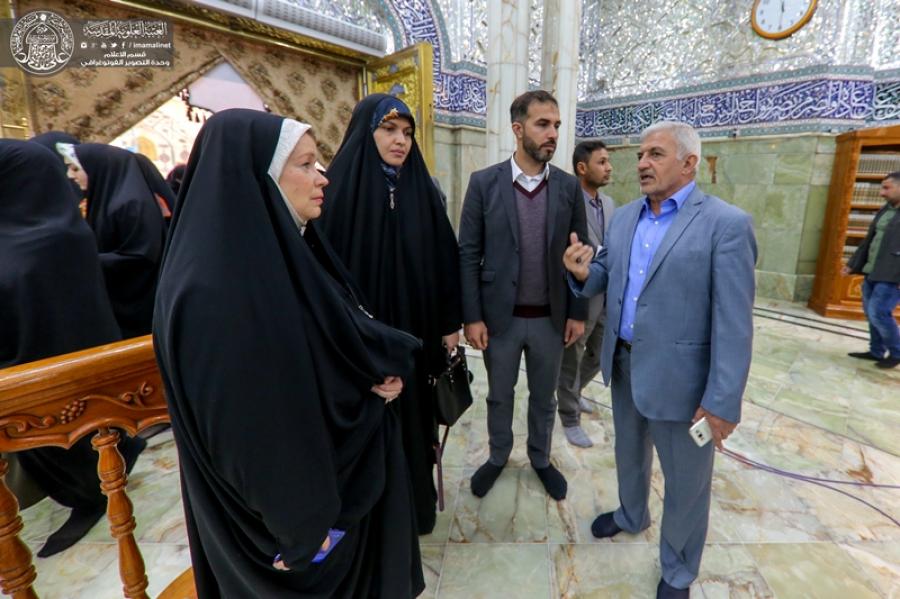رویای نویسنده فنلاندی در دیدار از حرم امیرالمومنین تحقق یافت+عکس رویای نویسنده فنلاندی در دیدار از حرم امیرالمومنین تحقق یافت+عکس