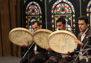 برگزاری مراسم مولودی خوانی در شهرستان مهاباد