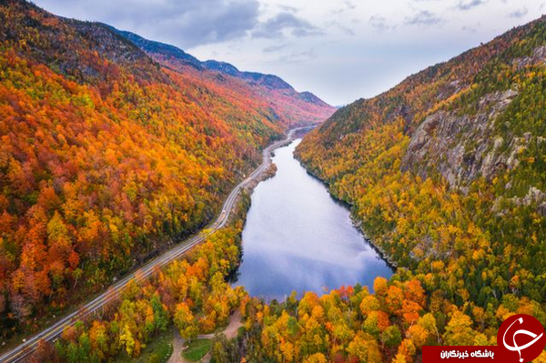 عکس روز نشنال جئوگرافیک از طنازی&zwnj; رنگ&zwnj;های پاییزی در پارک Adirondack