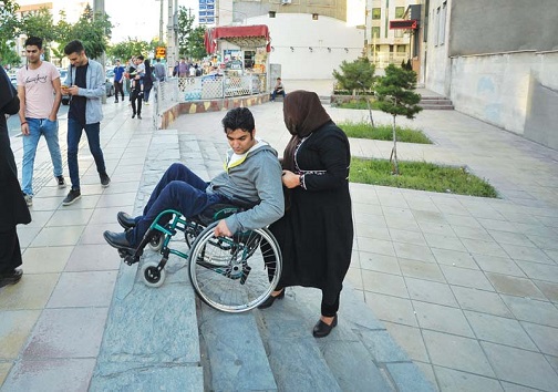 مناسب سازی معابر حق فراموش شده معلولان