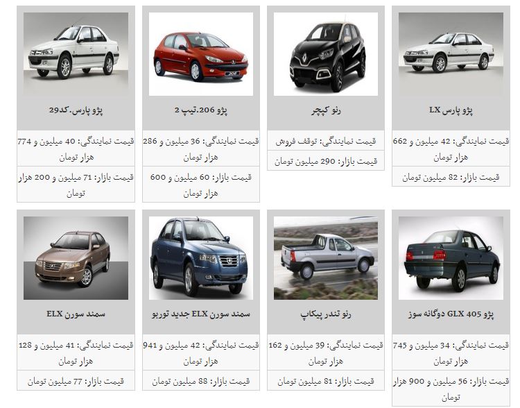 قیمت خودروهای داخلی افزایش یافت