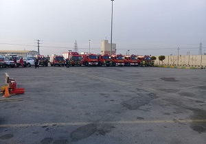 مانور ستاد بحران شهرداری قزوین