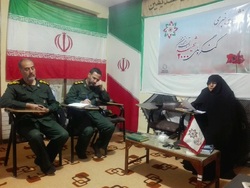 رونمایی تمبر یادبود شهیدان زن استان