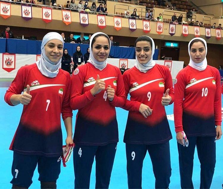 پیروزی ایران در مسابقات هندبال بانوان آسیا با حضور بانوان فارسی