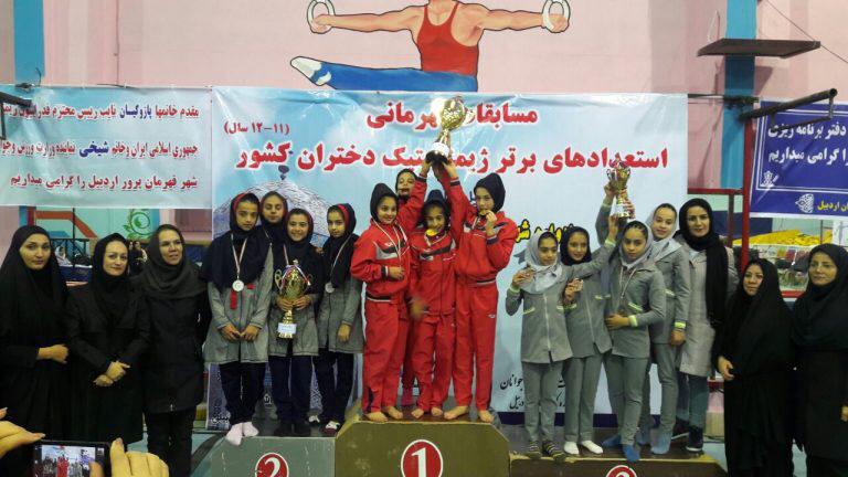 عنوان سوم ورزشکار فارس در المپیاد ژیمناستیک استعداد&zwnj;های برتر