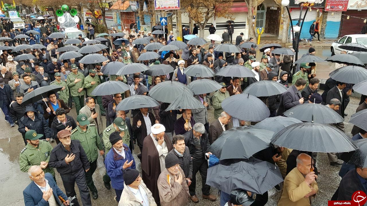 تشیع شهدای گمنام در نهاوند