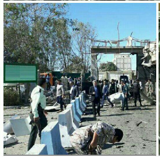 تصاویری از محل وقوع حادثه تروریستی چابهار