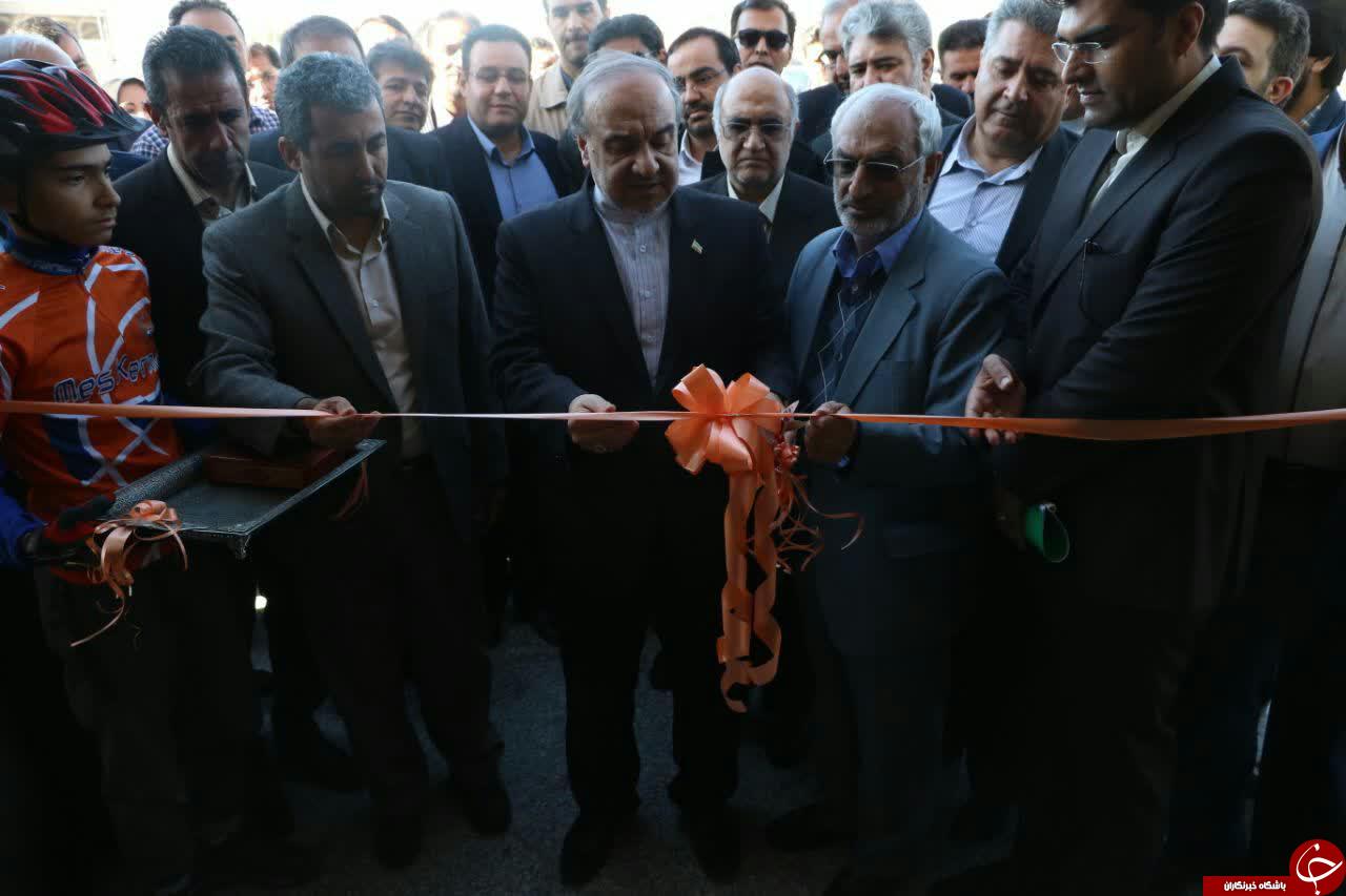 پیست دوچرخه سواری و زورخانه کرمان افتتاح شد
