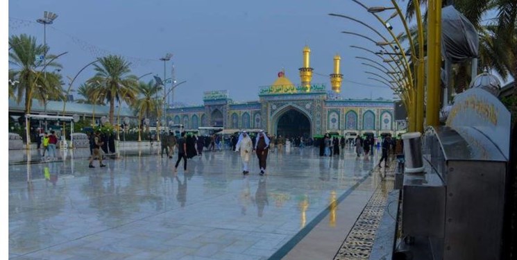 بارش رحمت الهی در بین&zwnj;الحرمین+ تصاویر