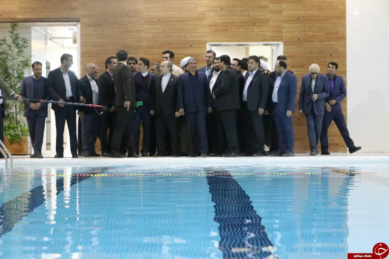 افتتاح زمین چمن فوتبال، استخر و سالن ورزشی رفسنجان + تصاویر