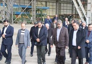 بازدید شش ساعته معاون استاندار آذربایجان غربی از مجموعه کارخانجات فولاد نورد ارومیه