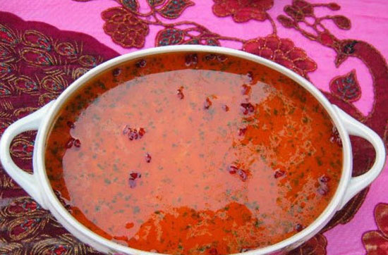 سوپ زرشک + دستور تهیه