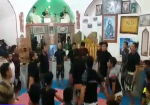 اجرای ورزش باستانی در "بَرَوات" + فیلم