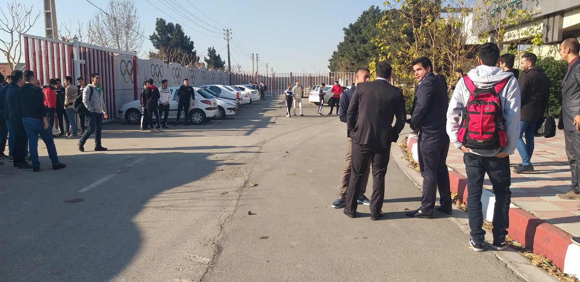 گردهمایی در ورزشگاه شهید کاظمی