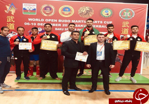درخشش رزمی کاران مازندرانی در مسابقات جهانی باکو +تصاویر
