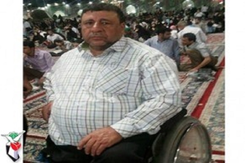 تشیع پیکر جانباز ۷۰ درصد تبریزی