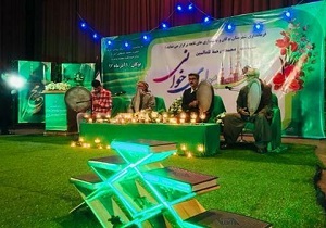 آیین معنوی مولودی خوانی در بوکان برگزار شد