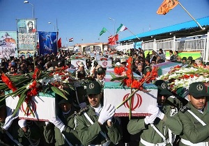 ورود پیکر ۷۲ شهیدتازه تفحص شده دوران دفاع مقدس به کشور
