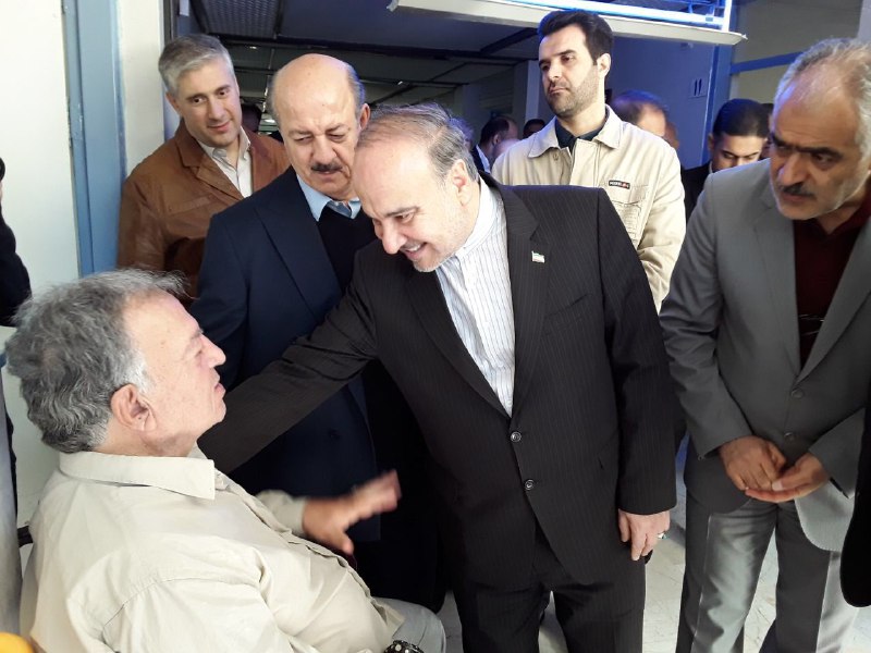 بازدید سلطانی فر از آسایشگاه معلولان کهریزک