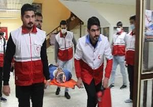 مانور آمادگی در برابر زلزله در دانشگاه محقق اردبیلی برگزار شد