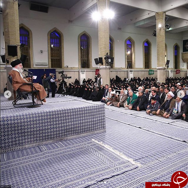 تصاویری از دیدار امروز رهبری با خانواده&zwnj;های شهدای مدافع حرم