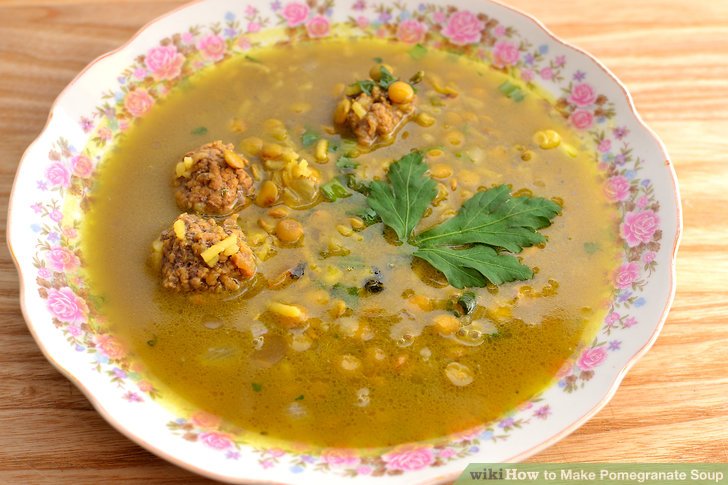 طرز تهیه سوپ انار