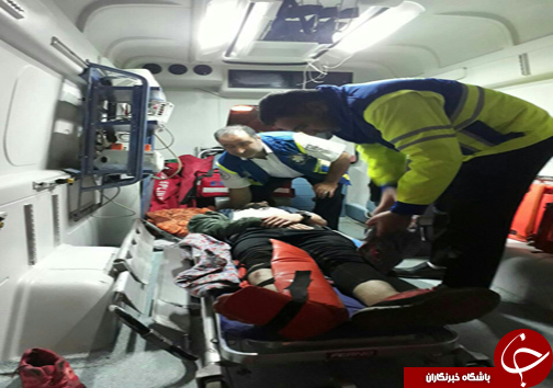 زخمی شدن ۵ نفر در حادثه سقوط خودرو به دره کلاردشت