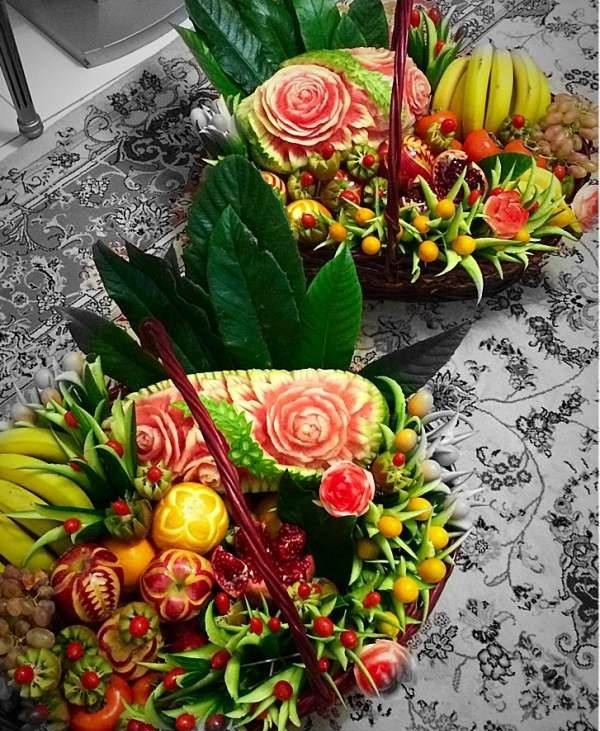 چرا برای عروس شب چله ای می بریم /طَبَق پیش کشی شب یلدا برای  تازه عروس