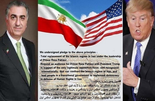 امتناع ترامپ از انتشار فیلم مشترک تبریک نوروز در کنار رضا پهلوی!