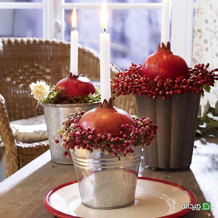تزیین انار شب یلدا؛ ۲۰ ایده ساده، اما شیک!