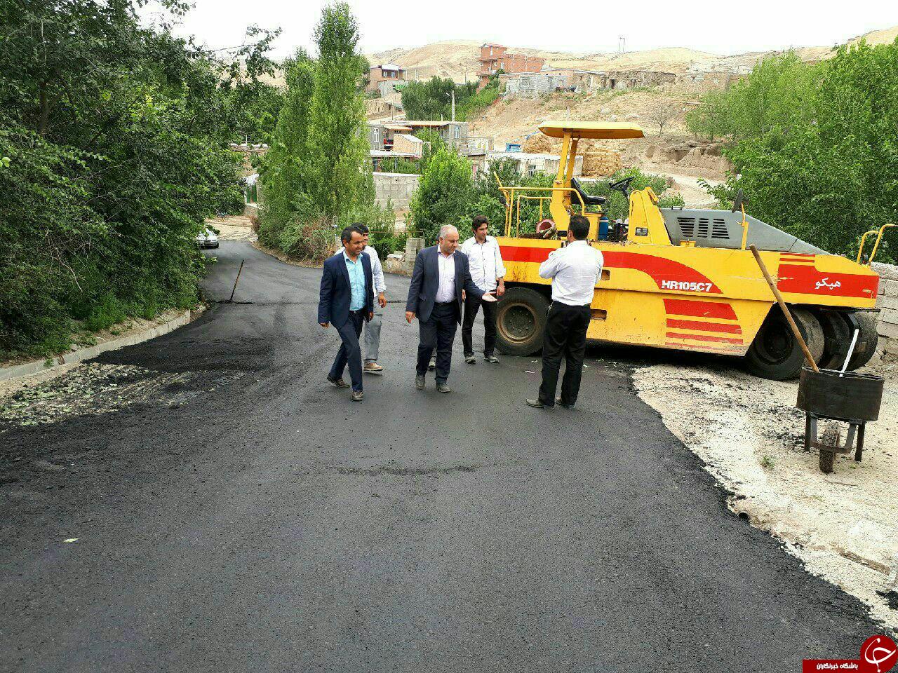 اجرای طرح هادی در روستای قره&zwnj;آغاج + تصاویر