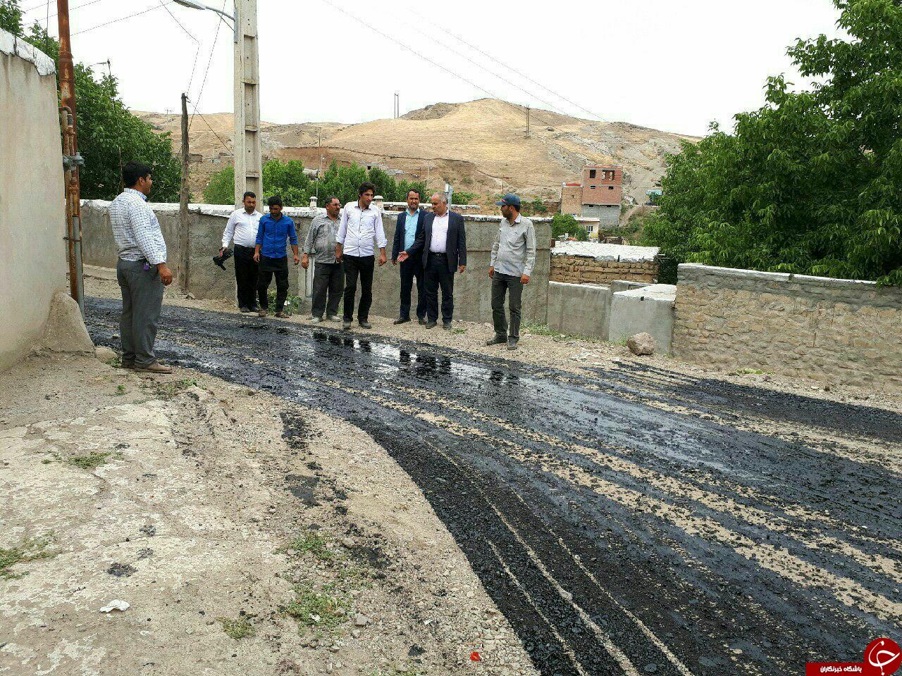 اجرای طرح هادی در روستای قره&zwnj;آغاج + تصاویر