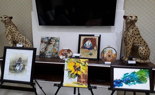 نمایشگاه آثار هنر&zwnj;های تجسمی افتتاح شد+تصویر