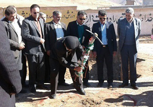کلنگ زنی مدرسه خیری در پردنجان