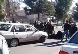 خطر تصادف در بلوار 15 خرداد قم + فیلم