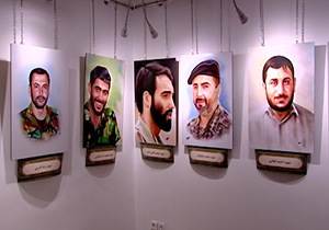 ماندگار شدن یاد شهدا در نمایشگاه «جلوه سرو» +فیلم