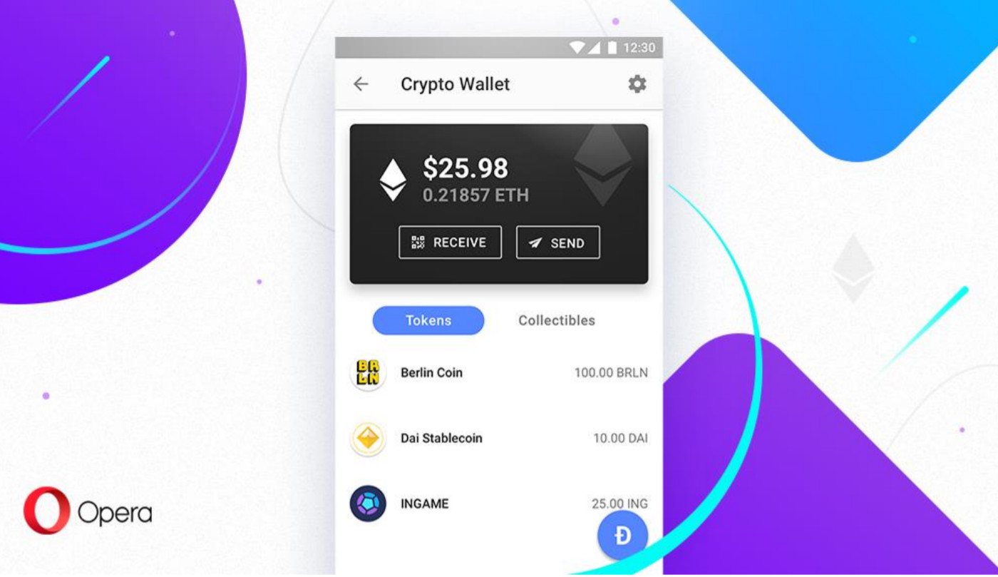 اپرا در مرورگر اندرویدی خود یک کیف پول ارز مجازی راه انداخت