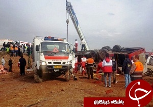 مقصران حادثه واژگونی اتوبوس در جاده آرادان - سرخه مشخص شد