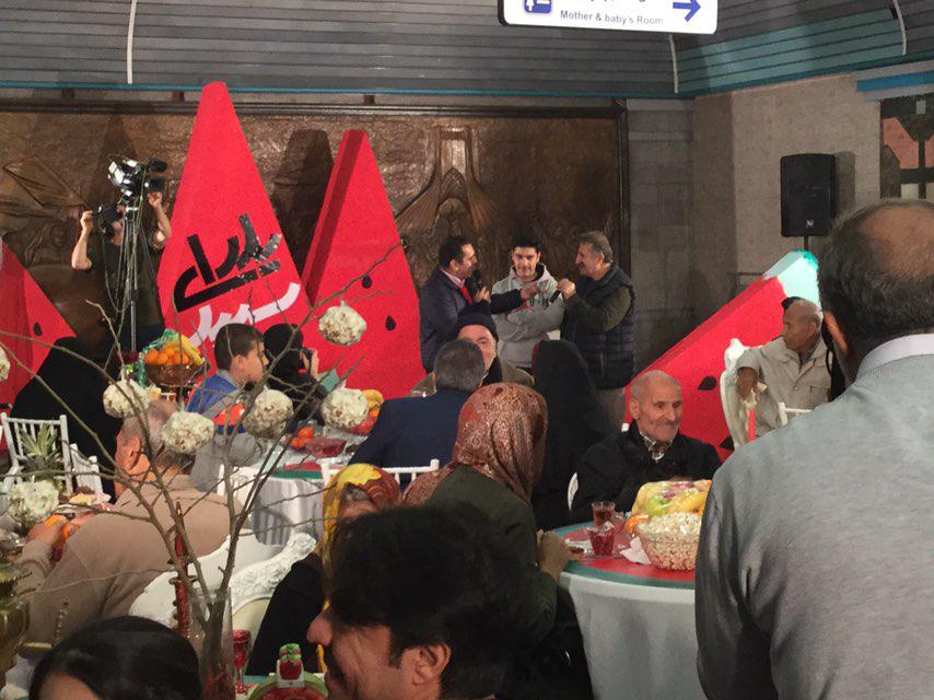 مراسم &laquo;یلدای سپید&raquo; در ایستگاه مترو امام خمینی(ره) برگزار شد