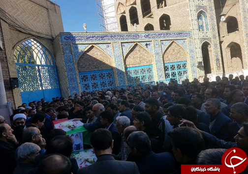 تشییع پیکر دانش آموزان مدرسه دخترانه اسوه حسنه
