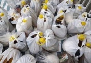 توزیع ۱۵۰ سبد غذایی بین نیازمندان بیرجندی