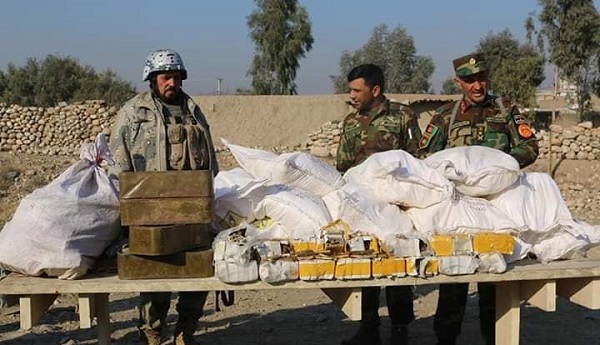 کشف یک محموله بزرگ مواد انفجاری در ولایت ننگرهار